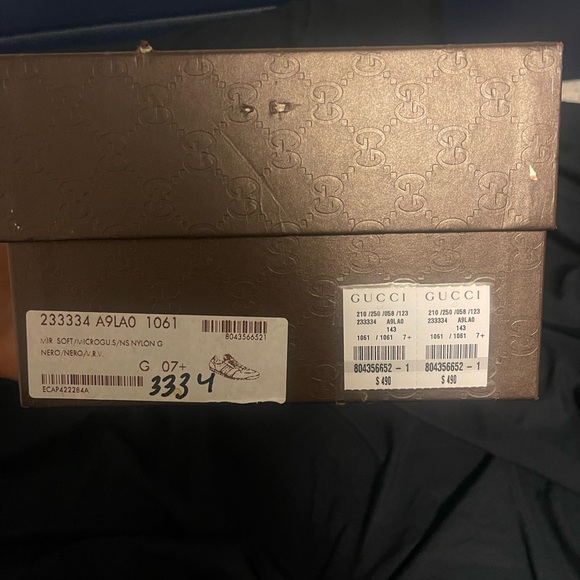 Red, Black, and Green Gucci Shoes - Picture 7 of 7